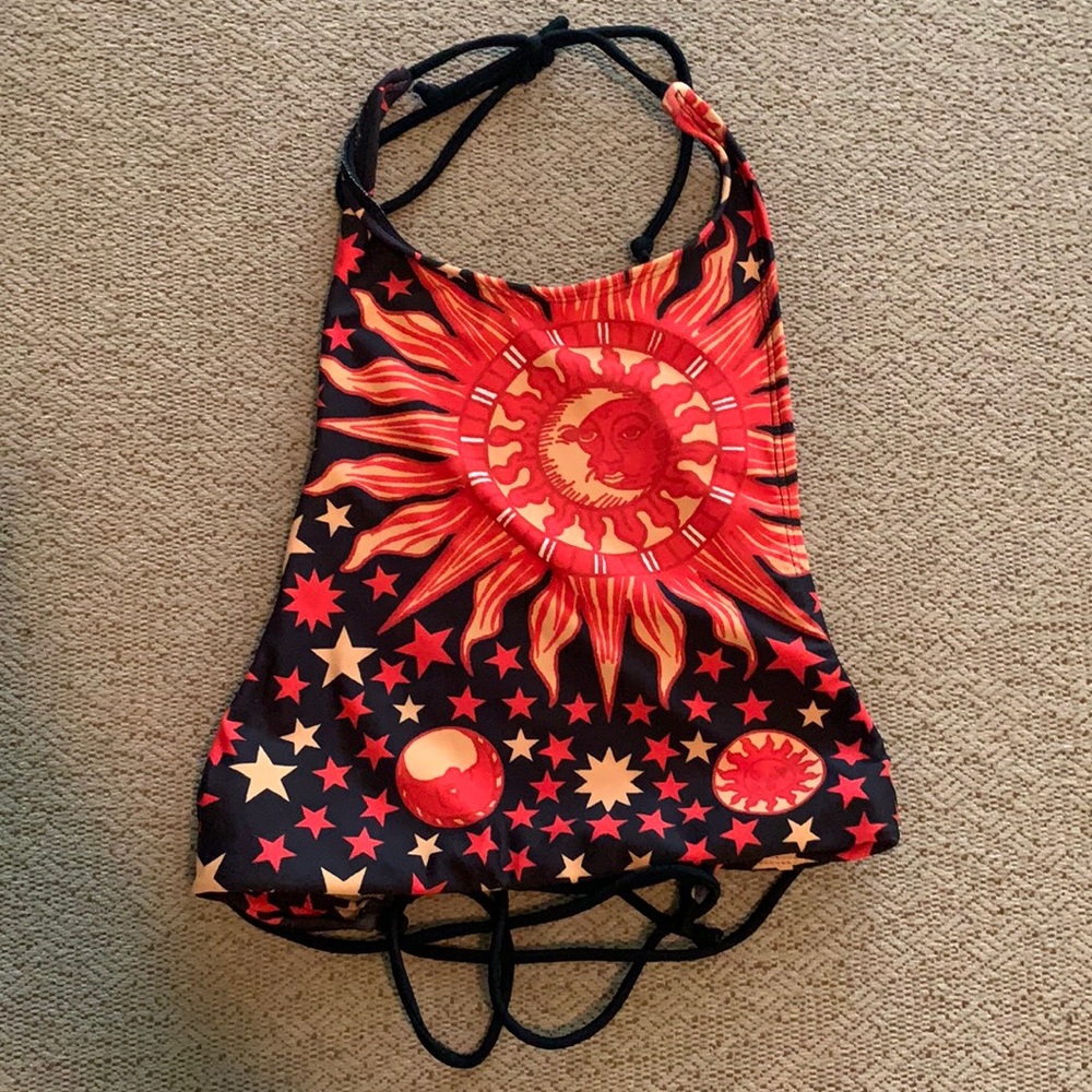 ASOS halter swim top